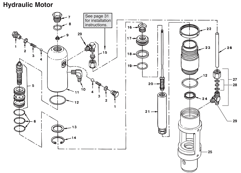 PowrTwin 12000XLT Hydraulic Motor